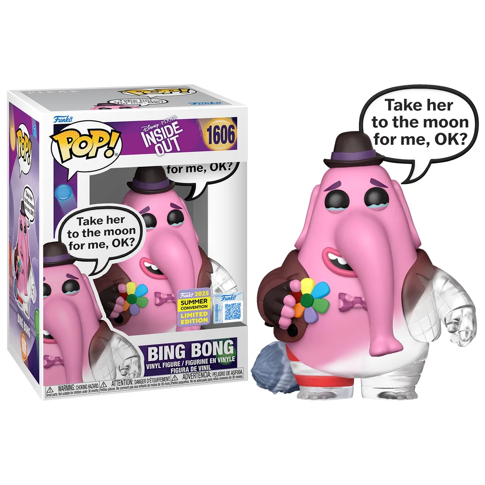 Funko Pop Bing Bong 1606  - Exclusivo Sdcc 2025 - - Disney Pixar Inside Out  #1606