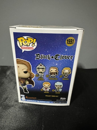 Action Figures Funko Pop Black Clover Fuegoleon 1551 - Black Clover - #