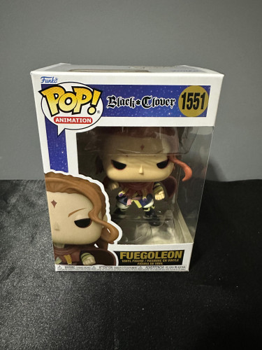 Action Figures Funko Pop Black Clover Fuegoleon 1551 - Black Clover - #