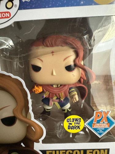 Action Figures Funko Pop Black Clover Fuegoleon Glow 1555 Detalhe - Black Clover - #