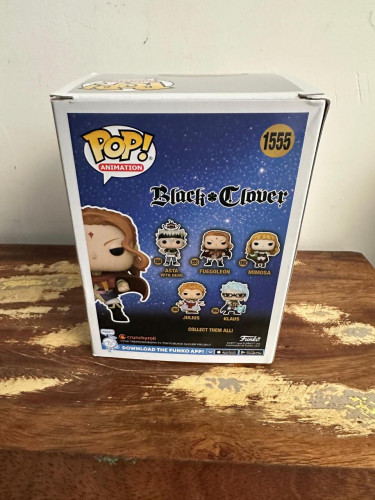 Action Figures Funko Pop Black Clover Fuegoleon Glow 1555 Detalhe - Black Clover - #