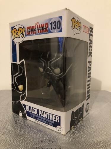 Funko Pop Black Panther - Usado - Capitão América: Gerra Civil - #130