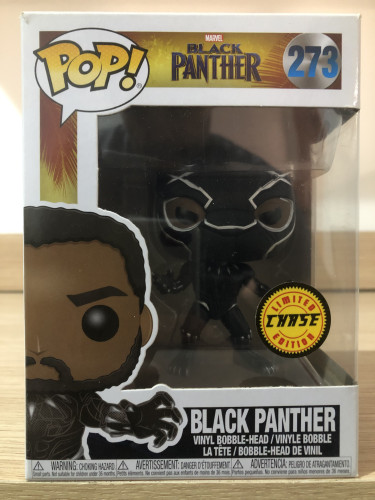 Funko Pop Black Panther Chase Disney Pantera Negra Marvel Black Panther #273 - Produto Original