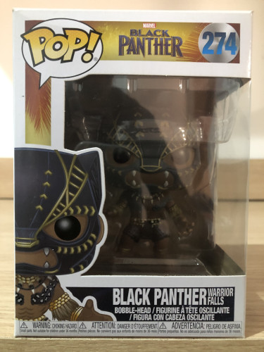 Funko Pop Black Panther Warrior Falls Disney Pantera Negra Marvel Black Panther #274 - Produto Original