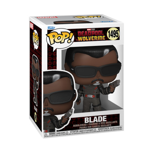 Funko Pop Blade with Gun-Marvel Studios Deadpool & Wolverine-1495