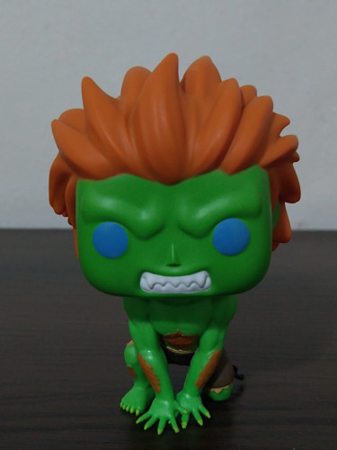 Funko Pop Blanka 140 Caixa Com Adesivo E Com Detalhes - Street Fighter - #140
