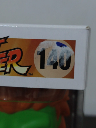 Funko Pop Blanka 140 Caixa Com Adesivo E Com Detalhes - Street Fighter - #140
