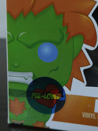 Funko Pop Blanka 140 Caixa Com Adesivo E Com Detalhes - Street Fighter - #140