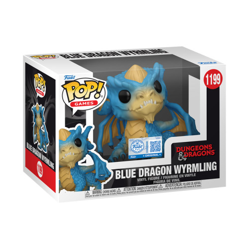 Funko Pop Blue Dragon Wyrmling Exclusivo-Dungeons & Dragons-1199