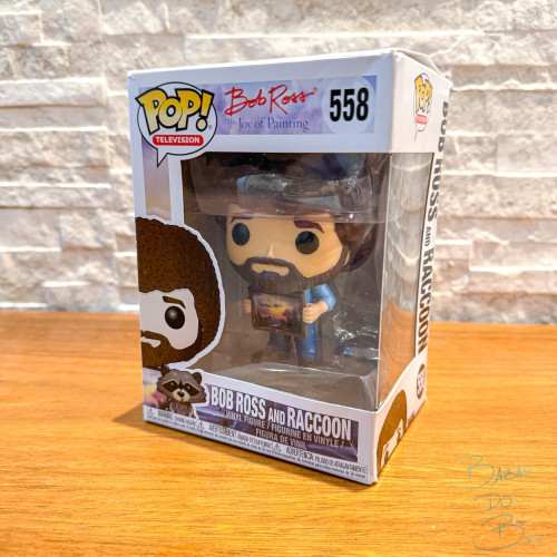 Funko Pop Bob Ross - Bob Ross #558 (Sem Raccoon)-BOB ROSS-558