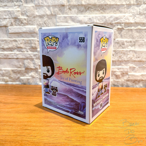 Funko Pop Bob Ross - Bob Ross #558 (Sem Raccoon) - BOB ROSS - #558