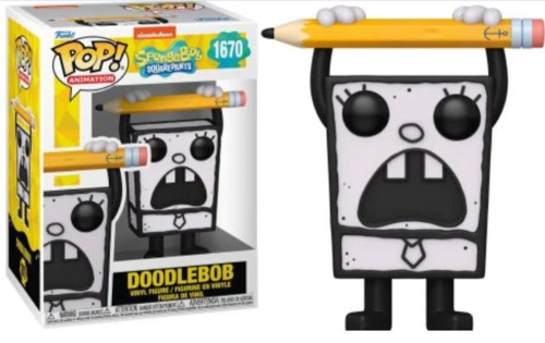 Funko Pop Bob Sponja 1670 - Doodlebob-Spongebob Squarepants-1670