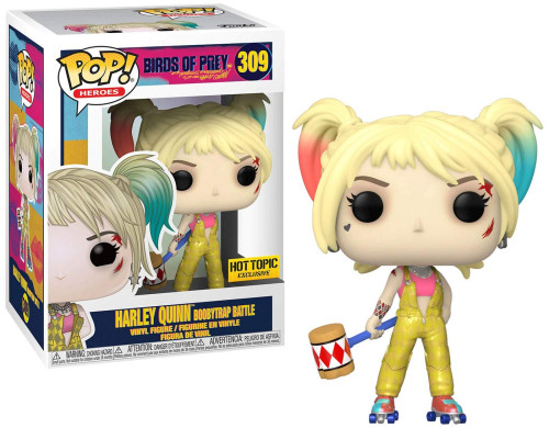 Funko Pop Harley Quinn Boobytrap Battle Hot Topic Exclusivo DC Birds Of Prey #309 - Produto Original