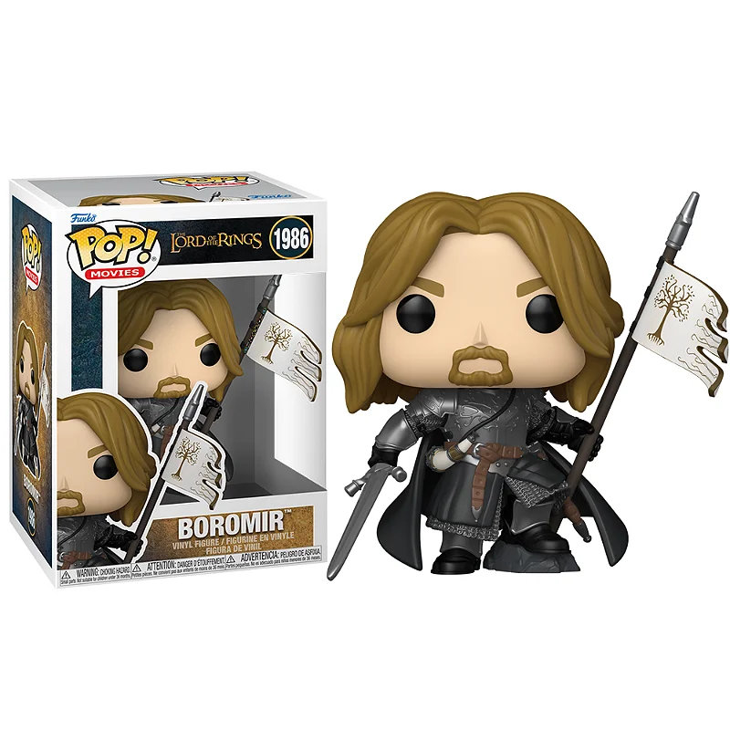 Funko Pop Boromir with Flag The Lord Of The Rings #1986 - Produto Original