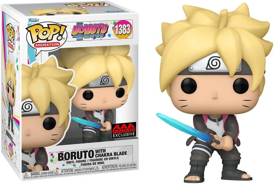 Funko Pop Boruto With Chakra Blade # 1383 - Aaa Anime Exclusive " Vaulted " Boruto #1383 - Produto Original