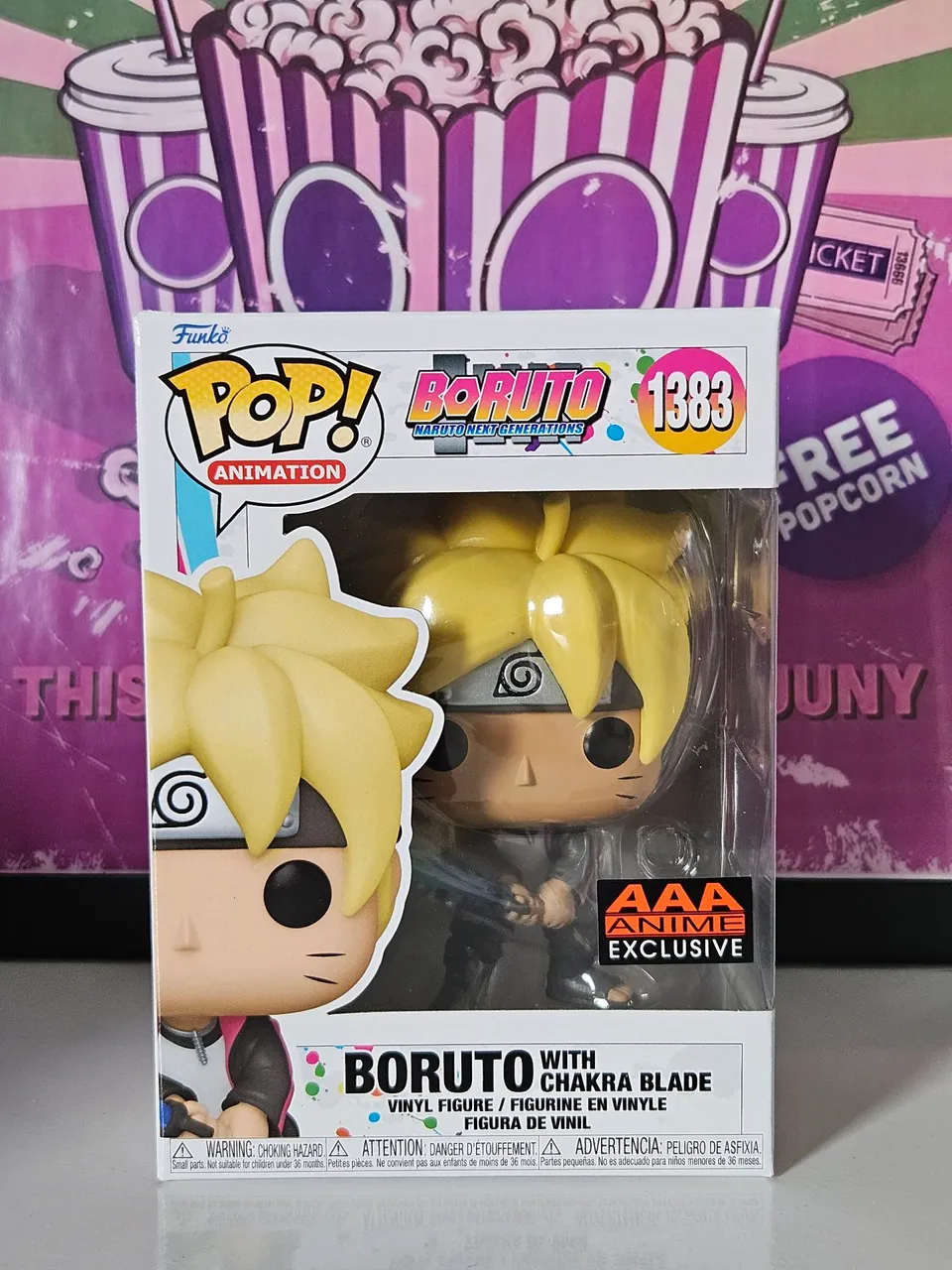 Funko Pop Boruto With Chakra Blade # 1383 - Aaa Anime Exclusive-Boruto-1383
