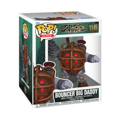Funko Pop Bouncer Big Daddy Super Sized Bioshock #1145 - Produto Original
