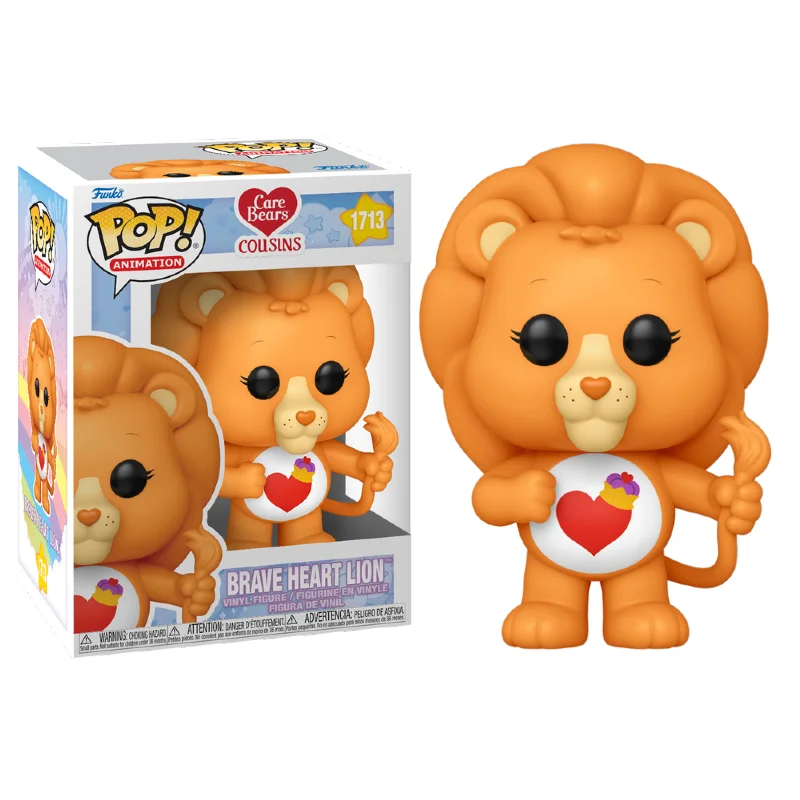 Funko Pop Brave Heart Lion - Os Ursinhos Carinhosos-Care Bears-1713