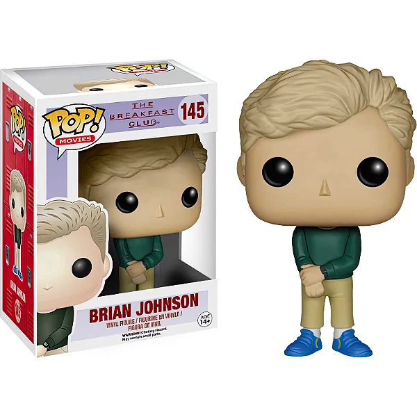 Funko Pop Brian Johnson (Caixa Danificada) - The Breakfast Club - #145