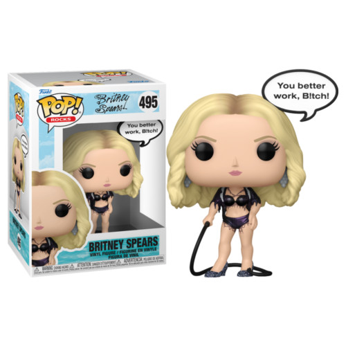 Funko Pop Britney Spears Work Bitch Rocks #495 - Produto Original