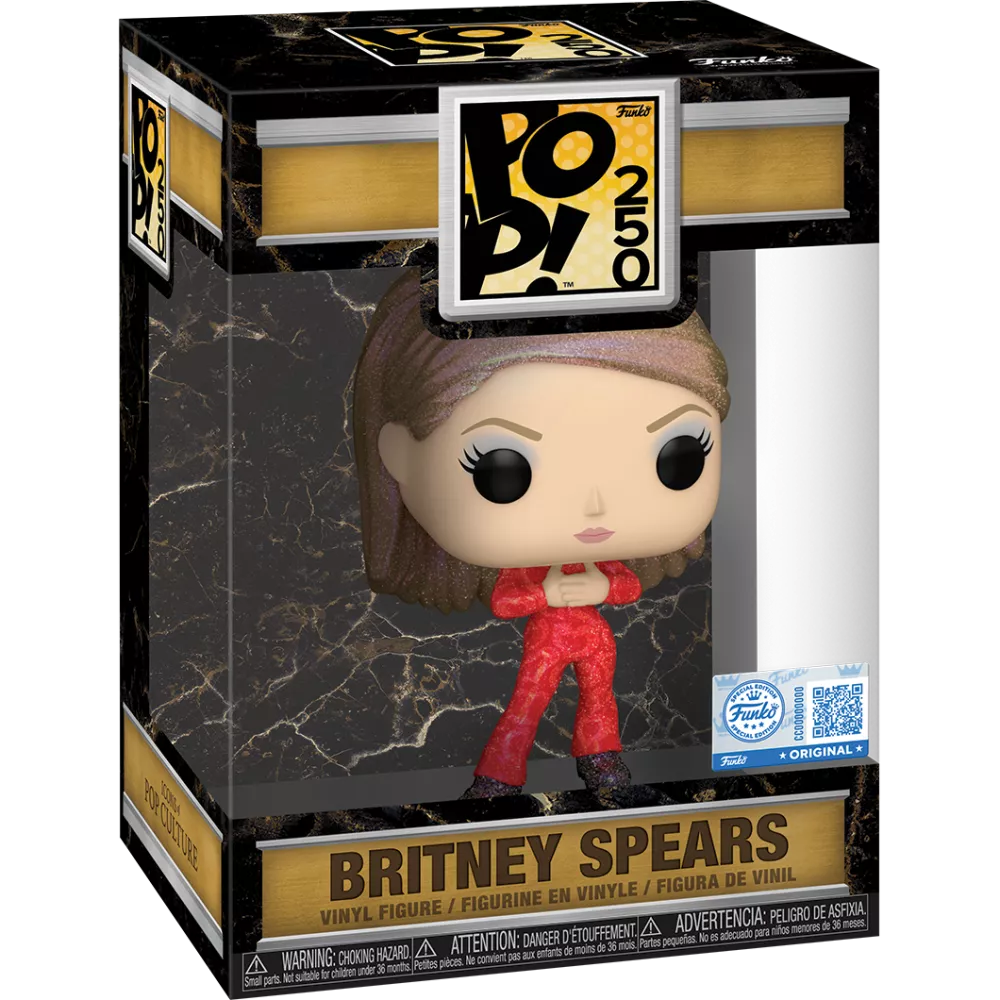 Funko Pop Britney Spears Diamond Exclusive Pop 250 Celebration #00 - Produto Original