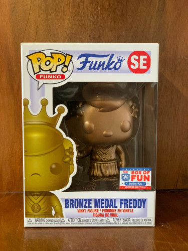 Funko Pop Bronze Medal Freddy – Fundays Box of Fun SE LE 3000 Freddy Funko #1 - Produto Original