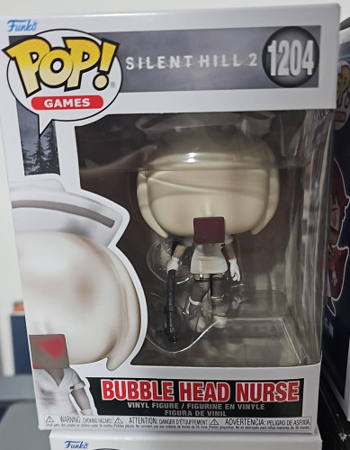 Funko Pop Bubble head Nurse Silent Hill 2 #1204 - Produto Original
