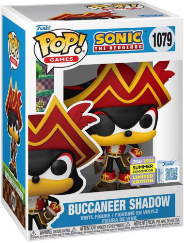 Funko Pop Buccaneer Shadow SDCC Exclusivo-Sonic The Hedgehog-1079