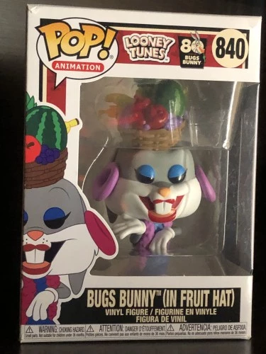 Funko Pop Bugs Bunny (in Fruit Hat) 840 Perna Longa - - Looney Tunes  #840