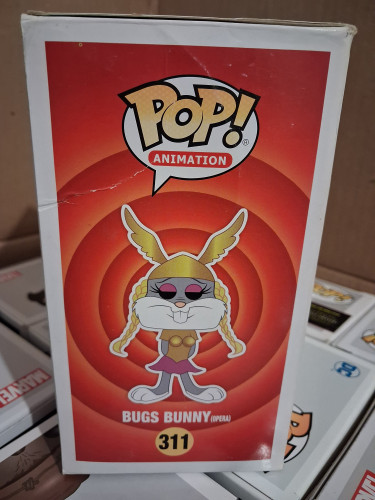 Funko Pop Bugs Bunny Opera - Pernalonga - Vaulted - Usado - Com Detalhes Na Caixa - Animation Looney Tunes - #311