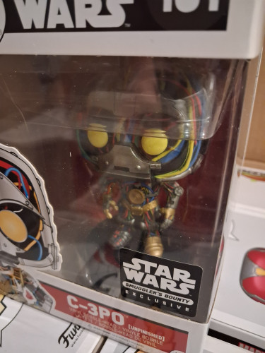 Funko Pop C-3po - Convention Exclusives - Usado Com Pequenos Detalhes Na Caixa - Star Wars Smugglers Bounty - #181
