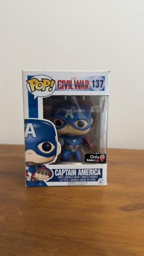 Funko Pop Capitão América (sem Caixa) Capitão América: Guerra Civil #137 - Produto Original