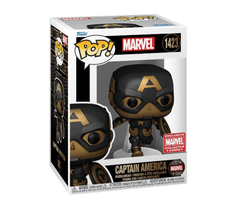 Funko Pop Captain America - Exclusive Collector Corps-Marvel Collector Corps-1423