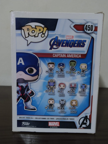 Funko Pop Captain America 450 Avengers Endgame - Capitão América - #450