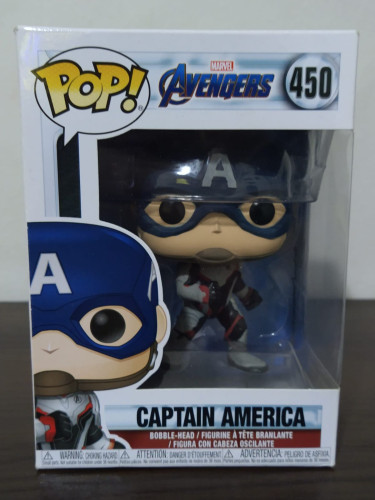 Funko Pop Captain America 450 Avengers Endgame-Capitão América-450