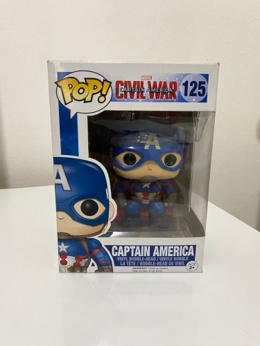 Funko Pop Captain America-Capitão América: Gerra Civil-125