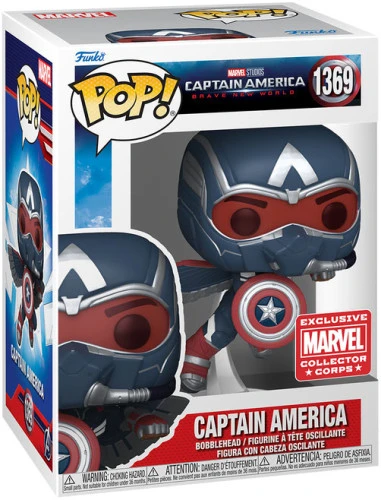 Funko Pop Captain America Marvel Collector Corps Exclusivo - Marvel  #1369