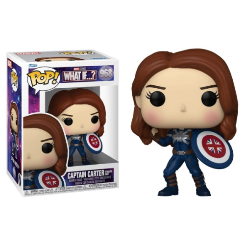 Funko Pop Captain Carter Stealth Suit (caixa danificada) - What If... - #968