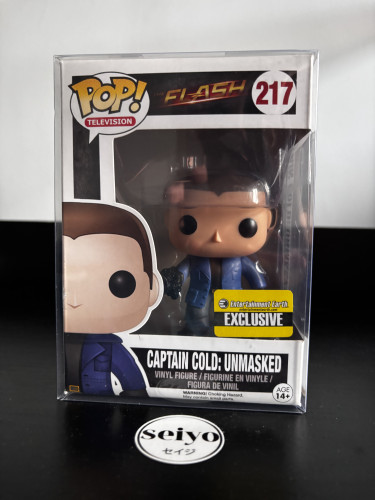 Funko Pop Captain Cold Unmasked #217 The Flash The Flash #217 - Produto Original