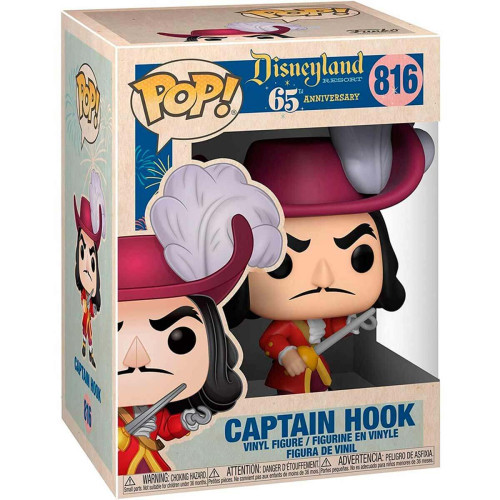 Funko Pop Captain Hook Disneyland 65th Anniversary #816 - Produto Original