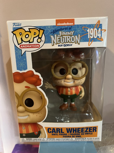 Funko Pop Carl Wheezer Nickelodeon Jimmy Neutron #1904 - Produto Original