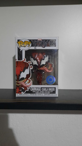 Funko Pop Carnage Carla Unger Pop In A Box - Venomized - #654
