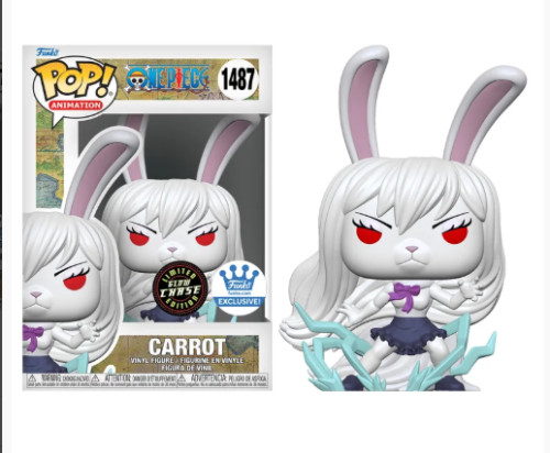 Funko Pop Carrot Glow Chase - Funkoshop One Piece #1487 - Produto Original