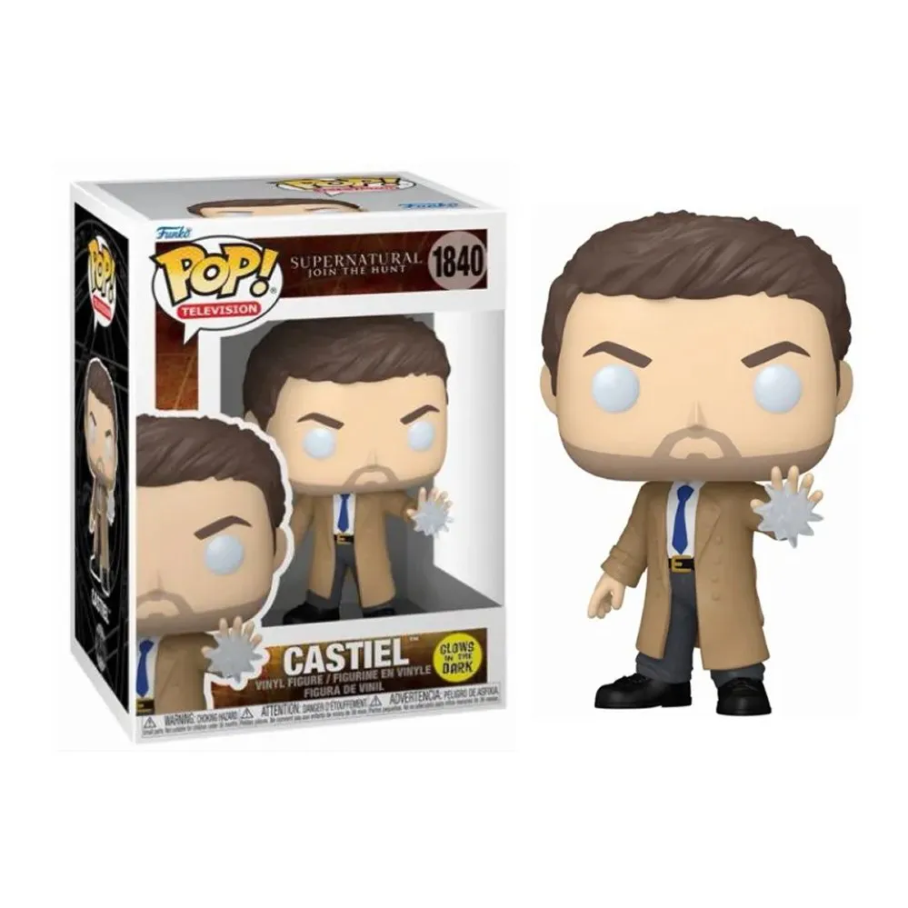 Funko Pop Castiel Supernatural 1840 [GITD] [Special Edition] [Toy Temple Exclusive] Supernatural #1840 - Produto Original