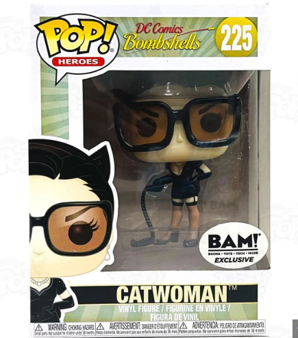 Funko Pop Catwoman Bam Dc Comics Bombshells #225 - Produto Original