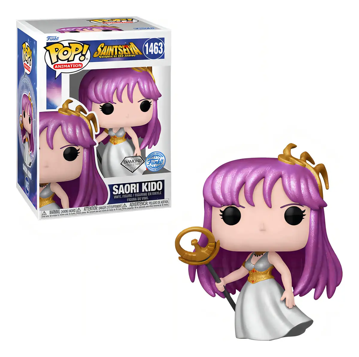 Funko Pop Cavaleiro Dos Zodíacos -  Saint Seiya Saori Kido 1463 Cavaleiro Do Zodiaco #1463 - Produto Original