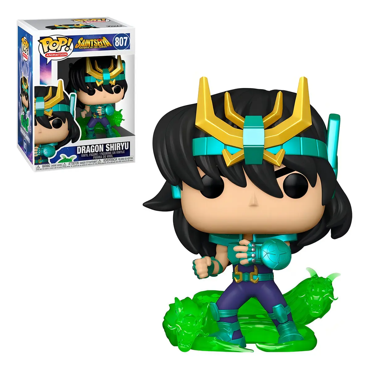 Funko Pop Cavaleiros Do Zodíaco - Dragon Shiryu 807 Cavaleiro Do Zodiaco #807 - Produto Original