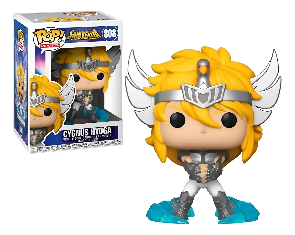Funko Pop Cavaleiros Do Zodíaco - Seiya Cygnus Hyoga #808 CDZ - Cavaleiros Do Zodiaco #808 - Produto Original