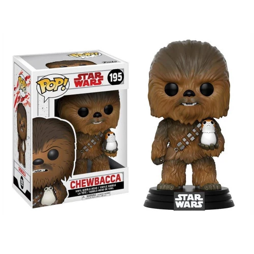 Funko Pop Chewbacca with Porg - Star Wars  #195