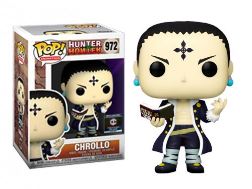 Funko Pop Chrollo Exclusivo Chalice Collectibles (detalhe na caixa) Hunter X Hunter #972 - Produto Original